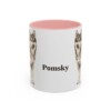 11oz-pomsky-mug-pink 11oz Pomsky Mug, Pink, front view