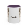 11oz-pomsky-mug-purple 11oz Pomsky Mug, Purple, front view
