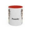 11oz-pomsky-mug-red 11oz Pomsky Mug, Red, front view