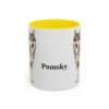 11oz-pomsky-mug-yellow 11oz Pomsky Mug, Yellow, front view