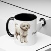 11oz Poochon Mug, Black, lifestyle photo