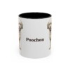 11oz Poochon Mug, Black, front view