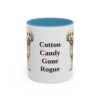 11oz Funny Poochon Mug, Light Blue, front view