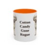 11oz Funny Poochon Mug, Orange, front view