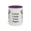 11oz Funny Poochon Mug, Purple, front view