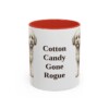 11oz Funny Poochon Mug, Red, front view