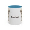 11oz Poochon Mug, Light Blue, front view