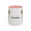 11oz Poochon Mug, Pink, front view