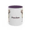11oz Poochon Mug, Purple, front view