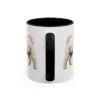 11oz Poochon Mug, Black, back view