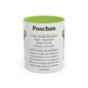 11oz Poochon Mug, Light Green, front view