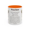 11oz Poochon Mug, Orange, front view