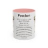 11oz Poochon Mug, Pink, front view