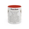 11oz Poochon Mug, Red, front view