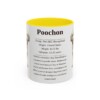 11oz Poochon Mug, Yellow, front view