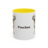 11oz Poochon Mug, Yellow, front view