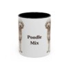 11oz-poodle-mix-mug-black-front 11oz Poodle Mix Mug, Black, front view