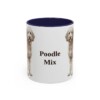 11oz-poodle-mix-mug-navy 11oz Poodle Mix Mug, Navy, front view