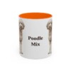 11oz-poodle-mix-mug-orange 11oz Poodle Mix Mug, Orange, front view