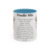 11oz-poodle-mix-mug-writeup-light-blue 11oz Poodle Mix Mug, Light Blue, front view