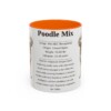 11oz-poodle-mix-mug-writeup-orange 11oz Poodle Mix Mug, Orange, front view