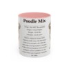 11oz-poodle-mix-mug-writeup-pink 11oz Poodle Mix Mug, Pink, front view