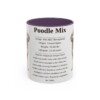 11oz-poodle-mix-mug-writeup-purple 11oz Poodle Mix Mug, Purple, front view