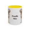 11oz-poodle-mix-mug-yellow 11oz Poodle Mix Mug, Yellow, front view