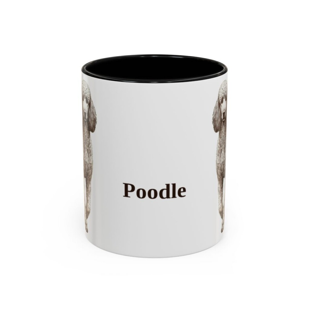 11oz-poodle-mug-black-front 11oz poodle mug, Black
