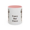 11oz Funny Poodle Mug, Pink, front view