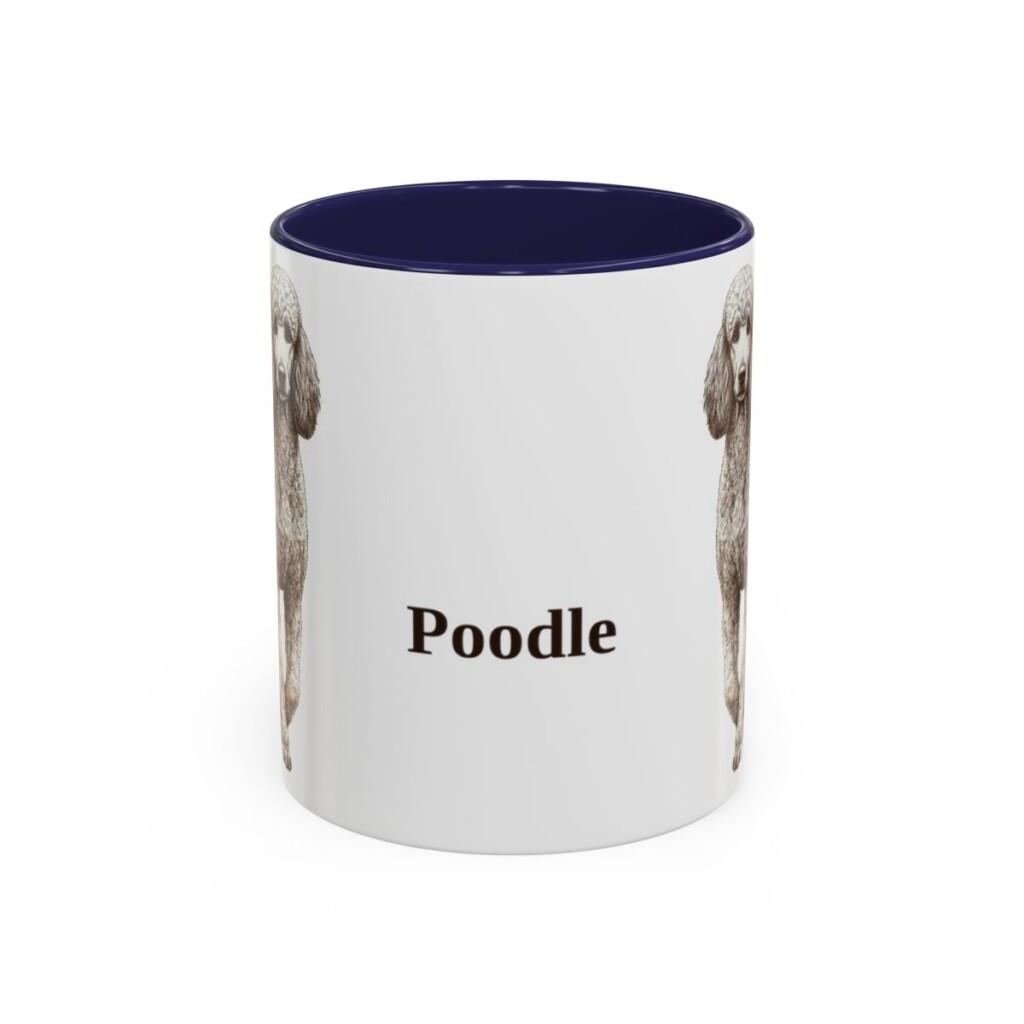 11oz-poodle-mug-navy 11oz poodle mug, Navy