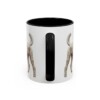11oz Poodle Mug, Black, back view