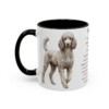 11oz Poodle Mug, Black, left side view