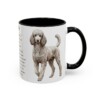 11oz Poodle Mug, Black, right side view