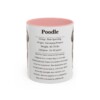 11oz Poodle Mug, Pink, front view
