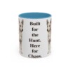 11oz-portuguese-podengo-mug-humor-light-blue 11oz Funny Portuguese Podengo Mug, Light Blue, front view