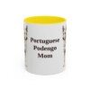 11oz-portuguese-podengo-mug-mom-yellow 11oz Portuguese Podengo Dog Mom Mug, Yellow, front view