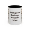 11oz-portuguese-podengo-pequeno-mug-mom-black-front 11oz Portuguese Podengo Pequeno Dog Mom Mug, Black, front view