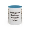 11oz-portuguese-podengo-pequeno-mug-mom-light-blue 11oz Portuguese Podengo Pequeno Dog Mom Mug, Light Blue, front view
