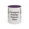 11oz-portuguese-podengo-pequeno-mug-mom-purple 11oz Portuguese Podengo Pequeno Dog Mom Mug, Purple, front view