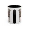 11oz Portuguese Water Dog Mug, Black, back view