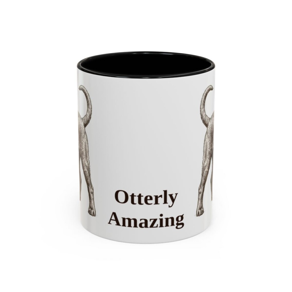 11oz-portuguese-water-dog-mug-humor-black-front 11oz Funny Portuguese Water Dog Mug, Black, front view
