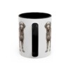 11oz Portuguese Water Dog Mug, Black, back view