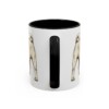 11oz Pug Dog Mom Mug, Black, back view