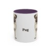 11oz Pug Mug, Purple, front view