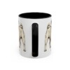11oz Pug Mug, Black, back view