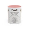 11oz Puggle Mug, Pink, front view
