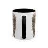 11oz Funny Puli Mug, Black, back view