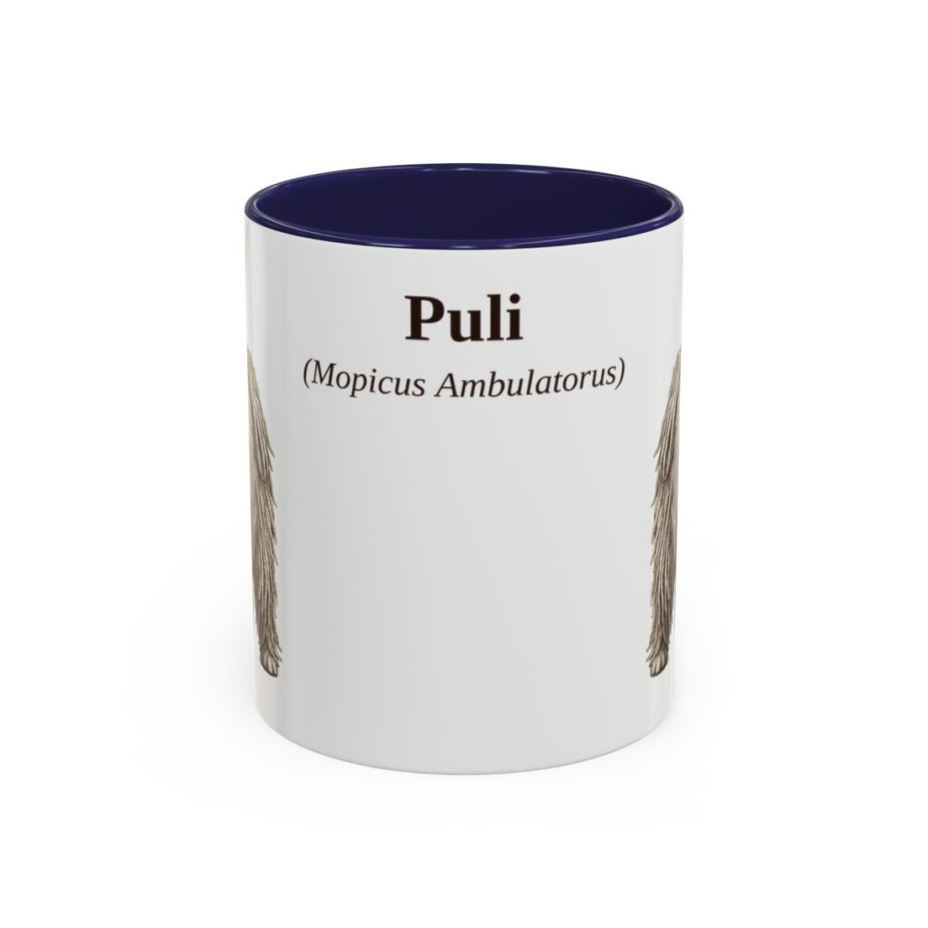11oz-puli-mug-latin-navy 11oz Puli Latin Mug, Navy, front view