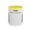 11oz-puli-mug-latin-yellow 11oz Puli Latin Mug, Yellow, front view